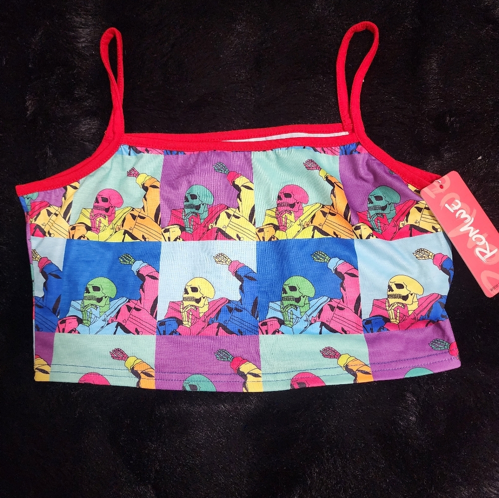 Colorful Skeleton Tank Top